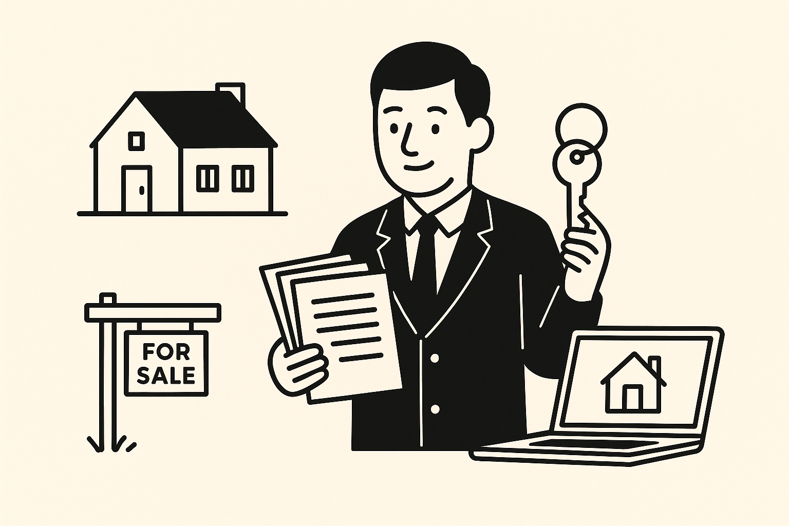 Étapes pour devenir agent immobilier indépendant