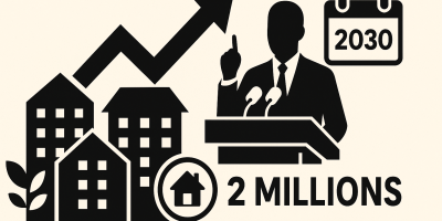 Le Premier ministre à Marseille présentant les annonces relatives à l'ANRU 3 et au projet de loi logement