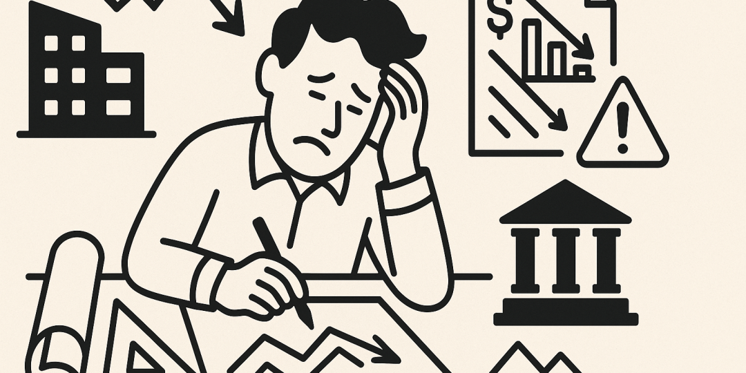 Chantier de logements sociaux à Bordeaux : illustration d’un article sur la baisse des commandes pour les architectes