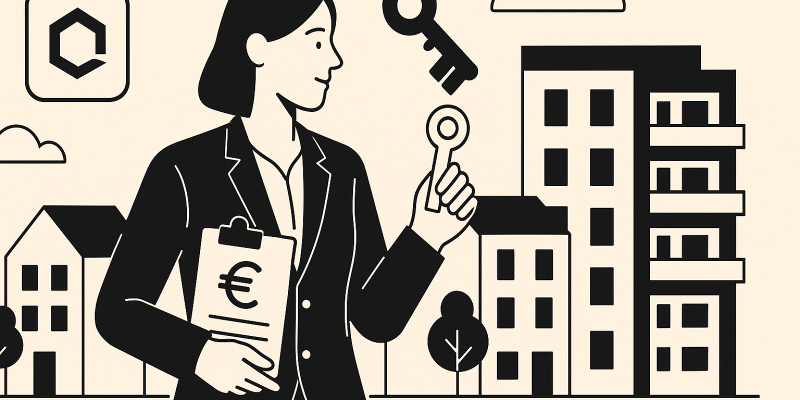 Chantier de construction illustrant la relance du logement social