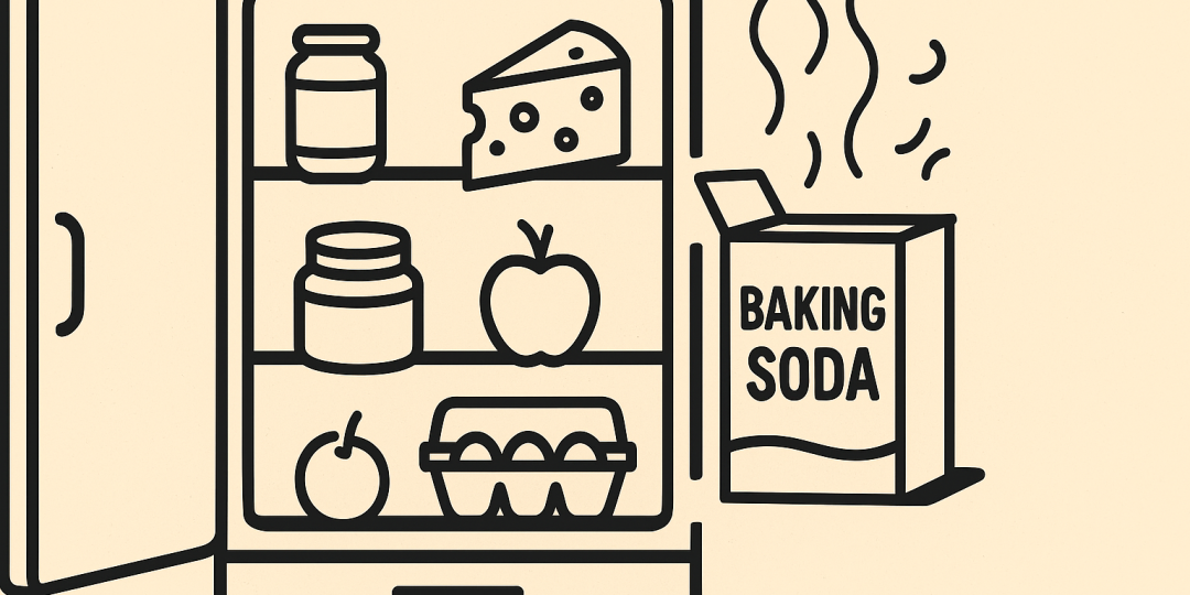 Bouchon de liège posé dans un réfrigérateur pour neutraliser les odeurs