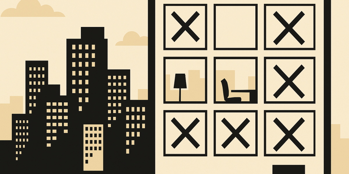 Vue aérienne du quartier d'affaires de La Défense symbolisant la vacance des bureaux en Île-de-France