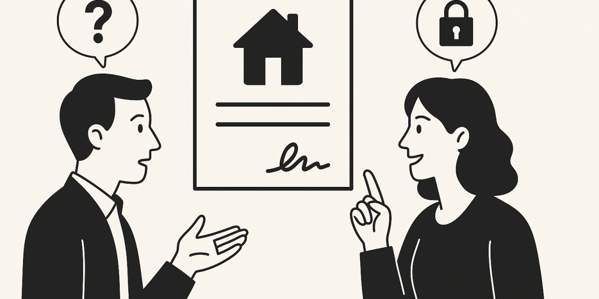 Signature d’un engagement de caution pour un contrat de location