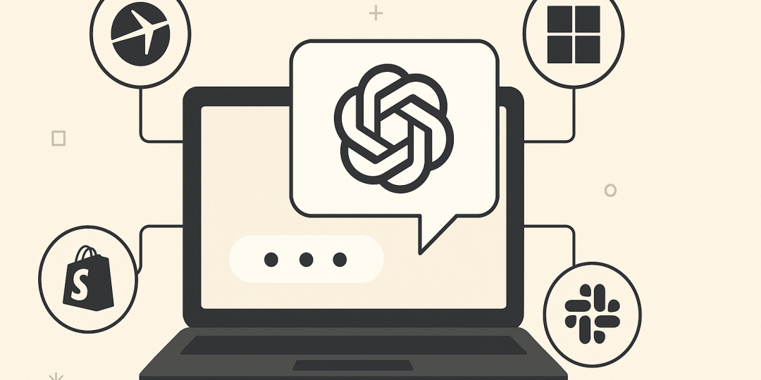 Illustration : intégration d’applications tierces dans ChatGPT