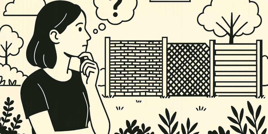 Différents types de palissades pour jardin : bois, PVC, composite et aluminium