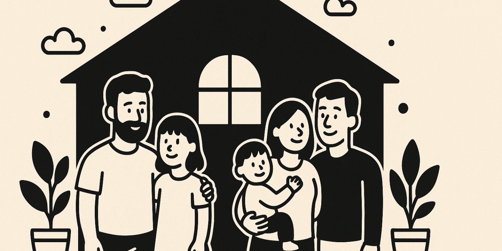 Deux couples et leurs enfants partagent un grand appartement à Besançon dans le cadre d'une colocation familiale expérimentale.