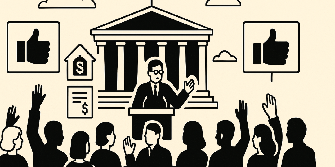 Hémicycle de l'Assemblée nationale illustrant le débat sur la fiscalité des résidences secondaires