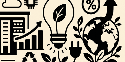 Rangées de serveurs dans un data center illustrant la consommation énergétique et la gestion thermique