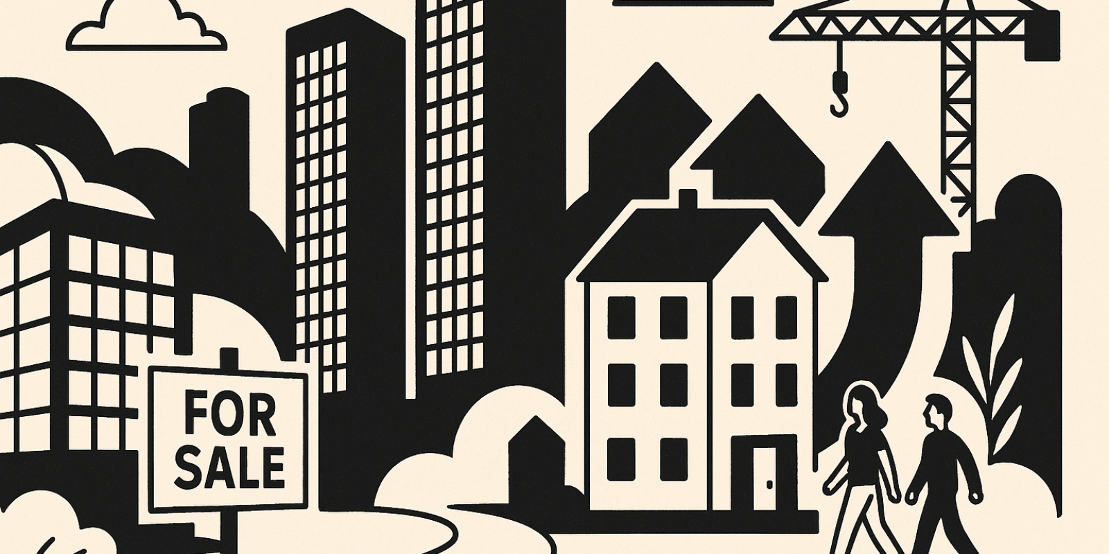 Vue aérienne du quartier d’affaires de La Défense avec tours et immeubles de bureaux