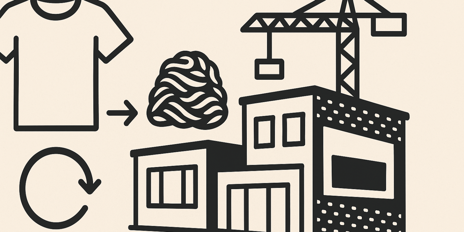 Façade d'un bâtiment à Quetigny isolé avec une laine fabriquée à partir de vêtements recyclés