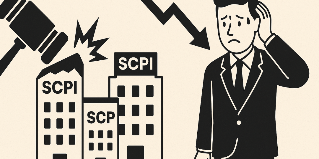 Illustration représentant la pression sur les SCPI face à la concurrence et aux faibles collectes