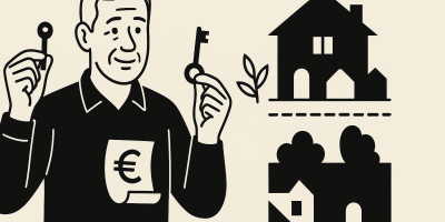 Illustration d’un logement acquis via un bail réel solidaire, symbolisant l’accès à la propriété à moindre coût