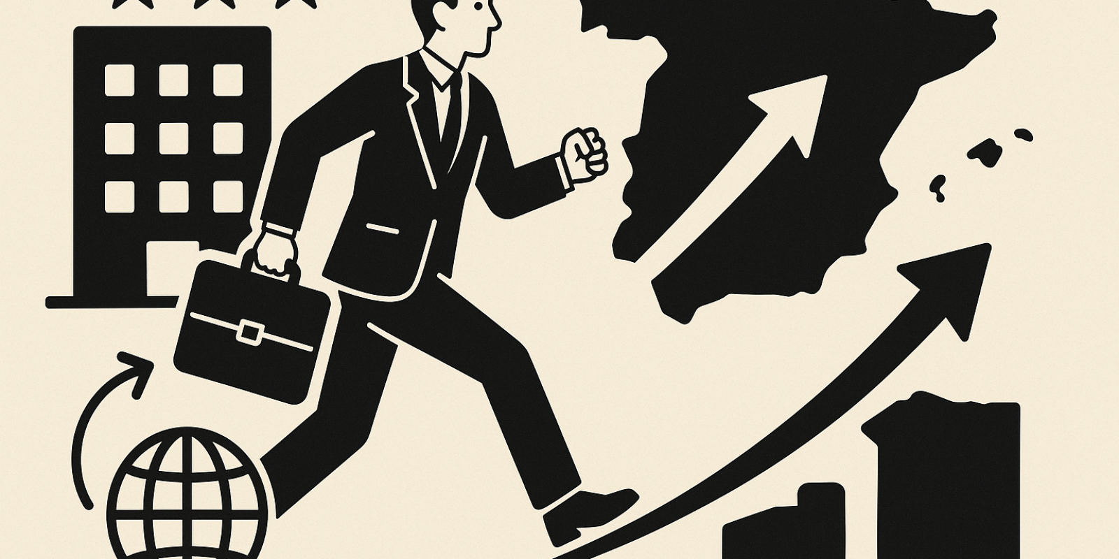 Façade d'un appart'hôtel Edgar Suites à Málaga illustrant l'acquisition