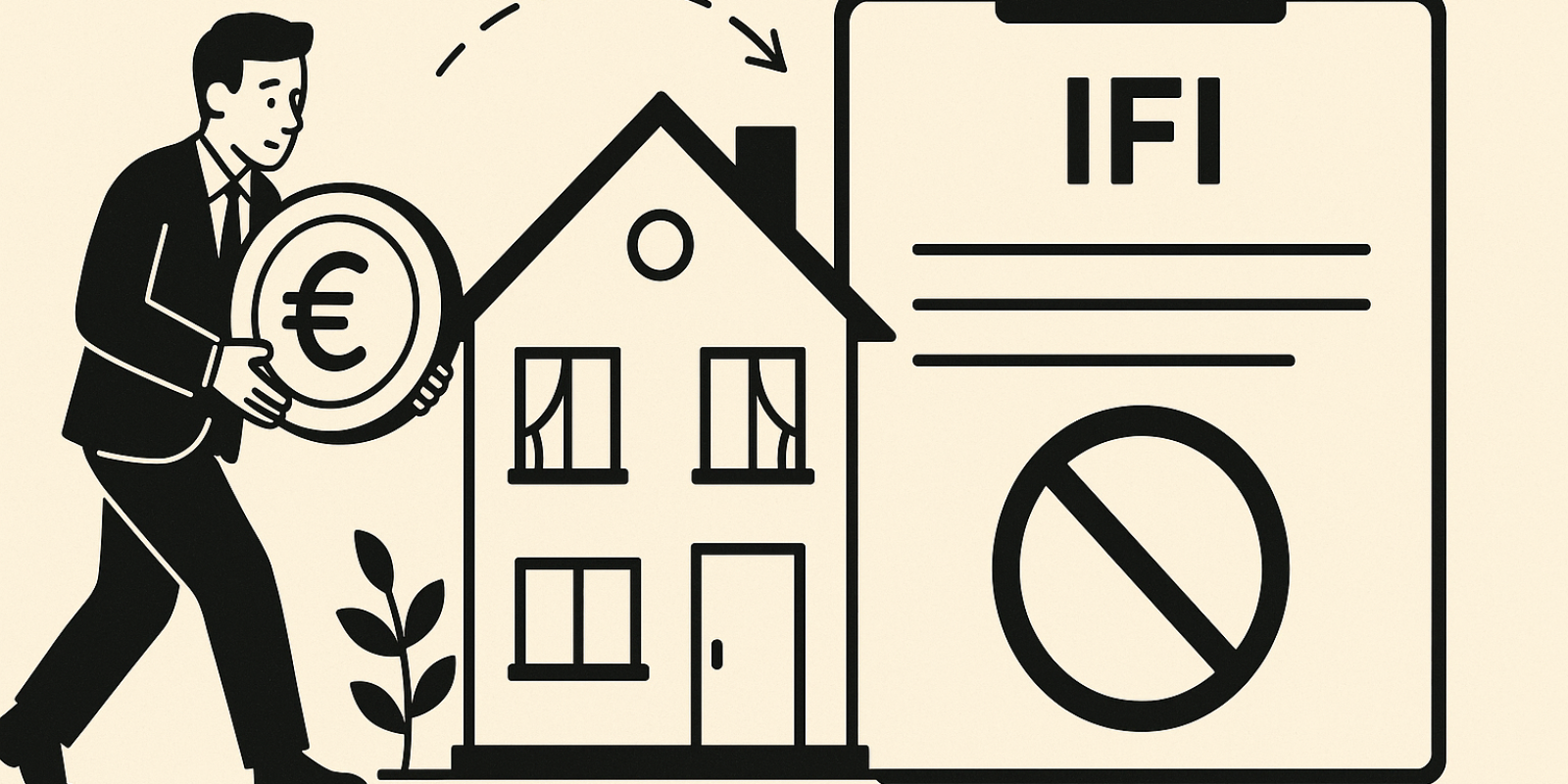 Clé et dossier de papiers posés sur une table devant un appartement meublé