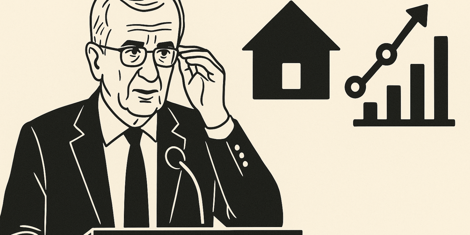 Portrait de François Villeroy de Galhau, gouverneur de la Banque de France