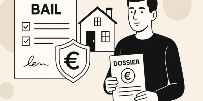 Contrat d'assurance loyers impayés posé sur une table avec des clés et des documents, symbolisant la couverture du bail