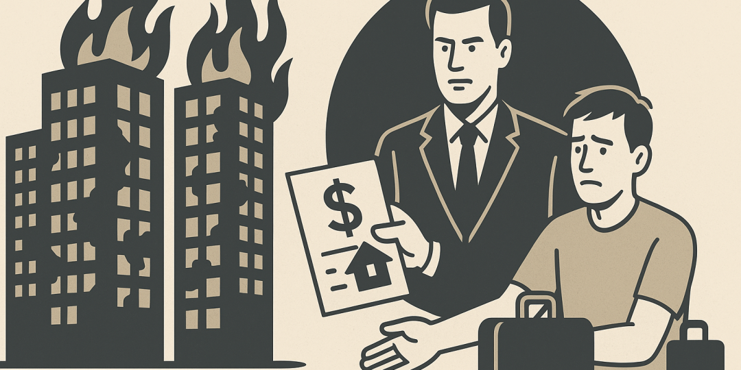 Immeubles détruits après un incendie à Hong Kong, habitants évacués et intervention des autorités