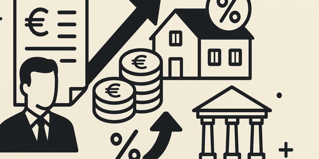 Façade d'un immeuble urbain symbolisant le patrimoine immobilier et la fiscalité