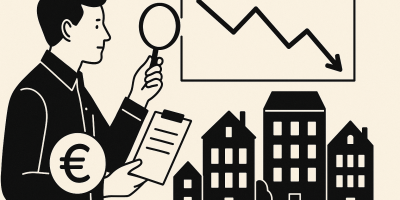 Façades d'immeubles en Île‑de‑France illustrant l'évolution des prix de l'immobilier