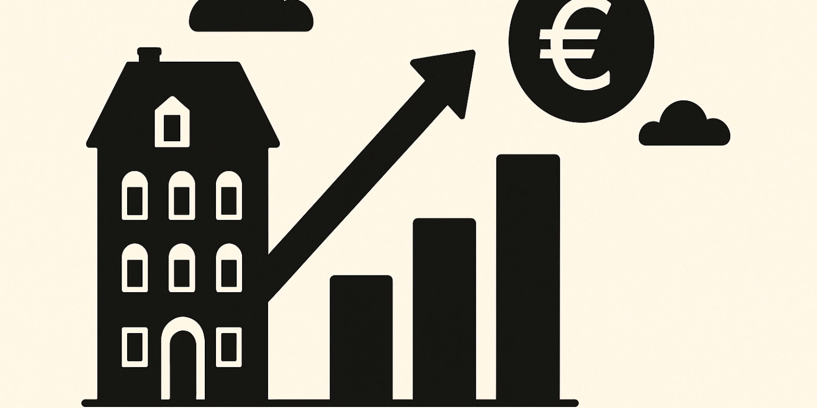 Vue d'un immeuble ancien illustrant la reprise des ventes et la hausse des prix en 2025
