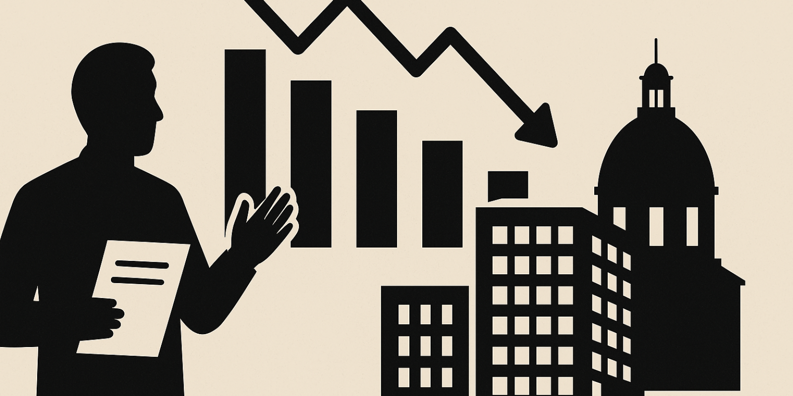 Toulouse : silhouette urbaine et immeubles de bureaux symbolisant le marché tertiaire