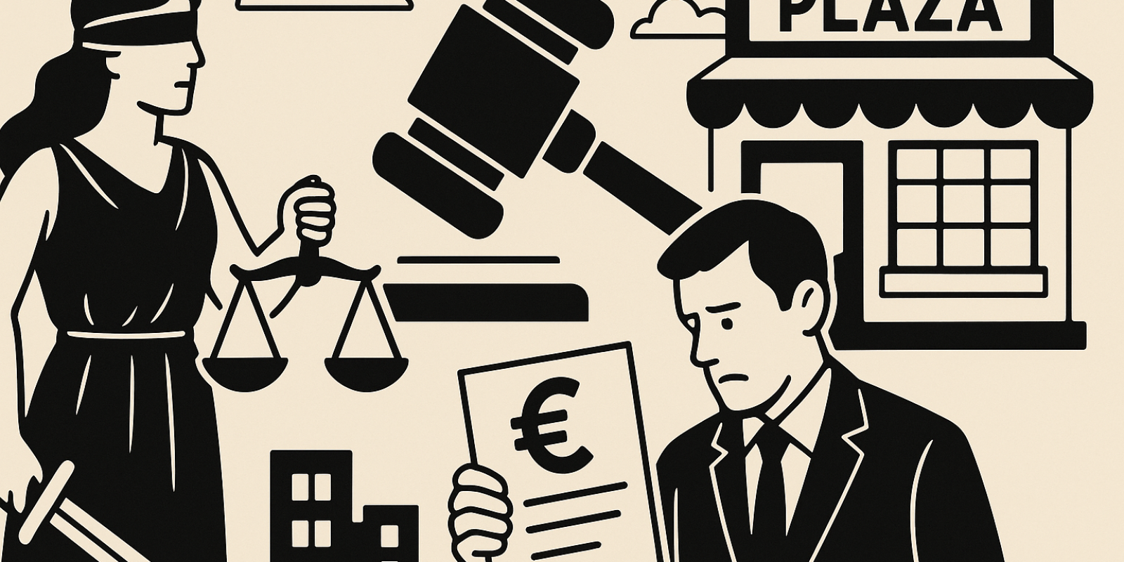 Façade d'agence immobilière et logo : illustration de la marque Stéphane Plaza et de l’impact réputationnel