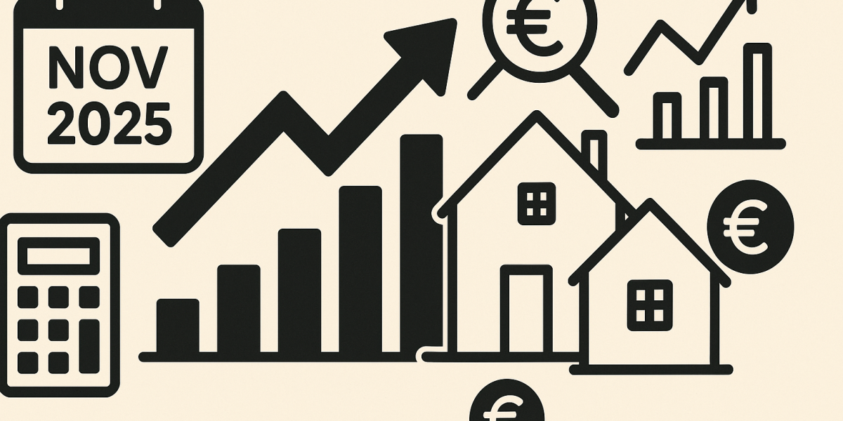 Couverture — Bilan immobilier novembre 2025 : taux, prix, production de crédits et fiscalité