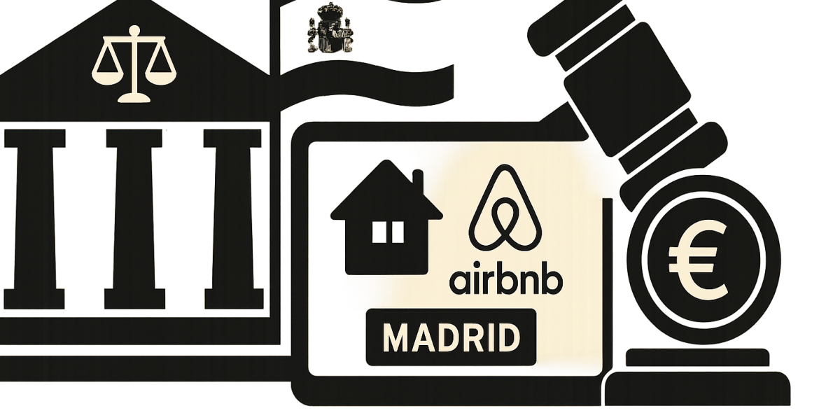 Vue de la Plaza Mayor à Madrid, illustration du marché locatif touristique