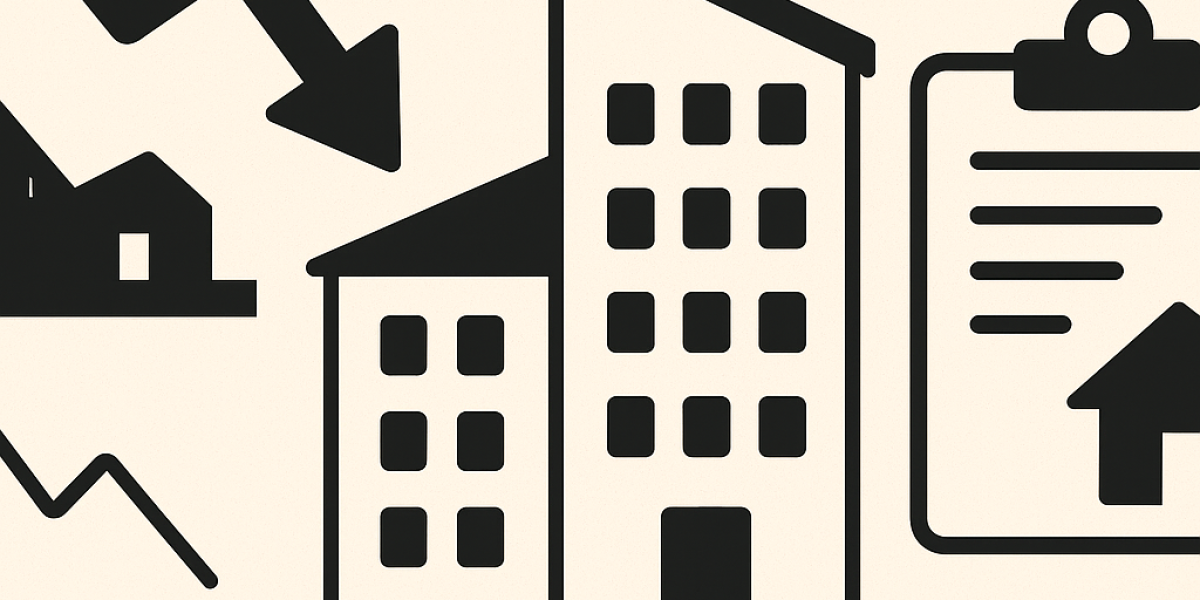 Chantier de construction avec grues et immeubles en arrière-plan, illustrant la construction de logements neufs