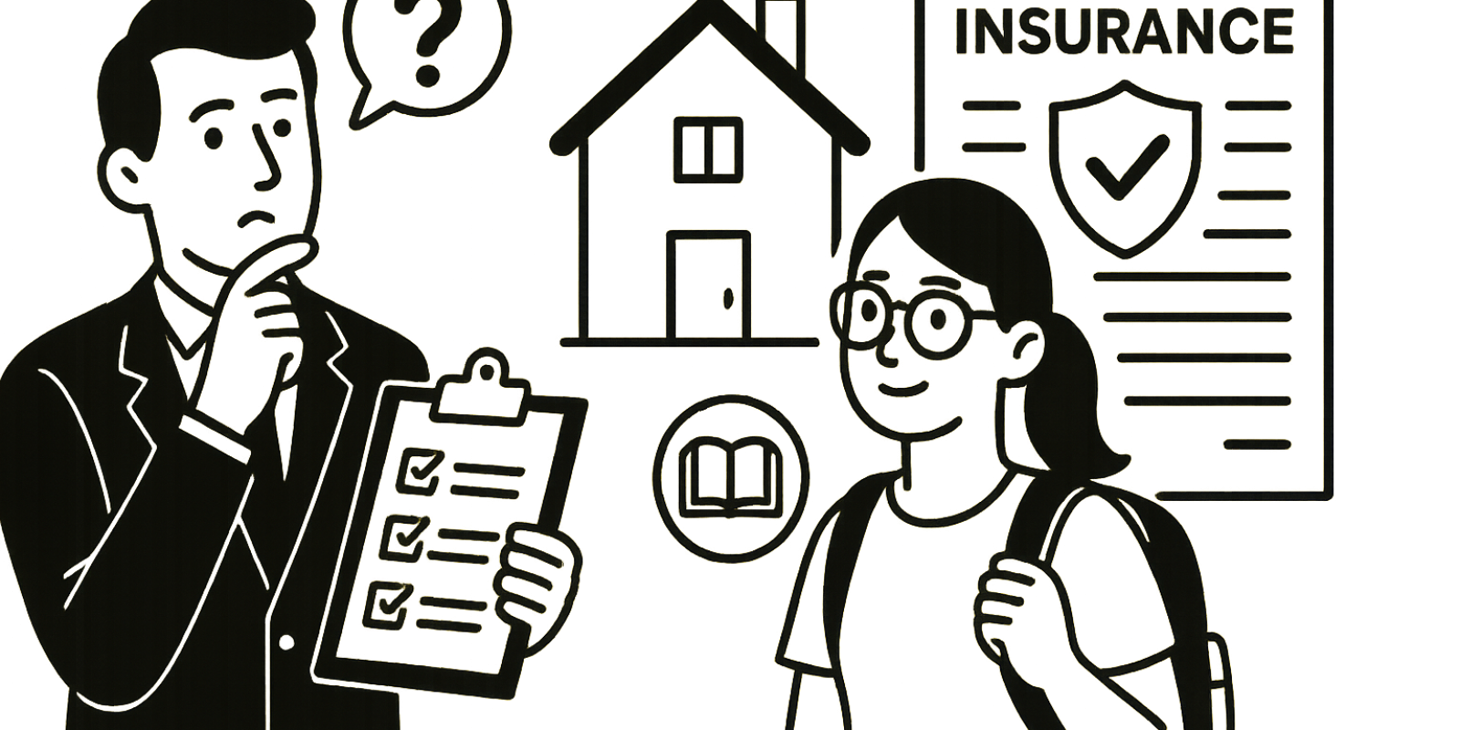 Propriétaire remettant des clés : illustrant la protection d’un logement étudiant par l’assurance PNO