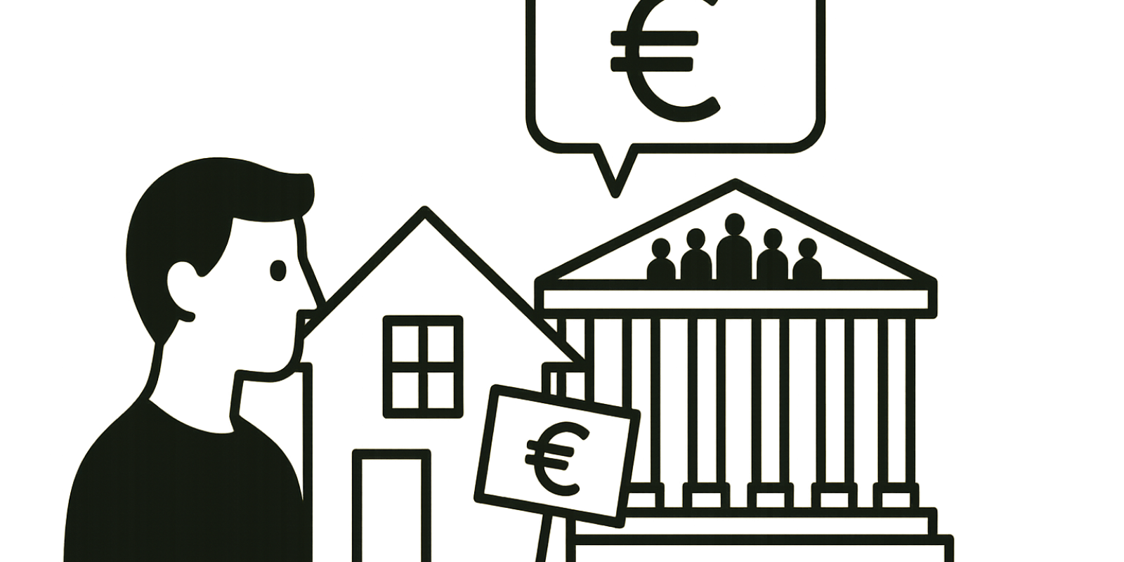 Façade de l’Assemblée nationale à Paris, illustration de la réforme fiscale visant à encourager la location à prix maîtrisés