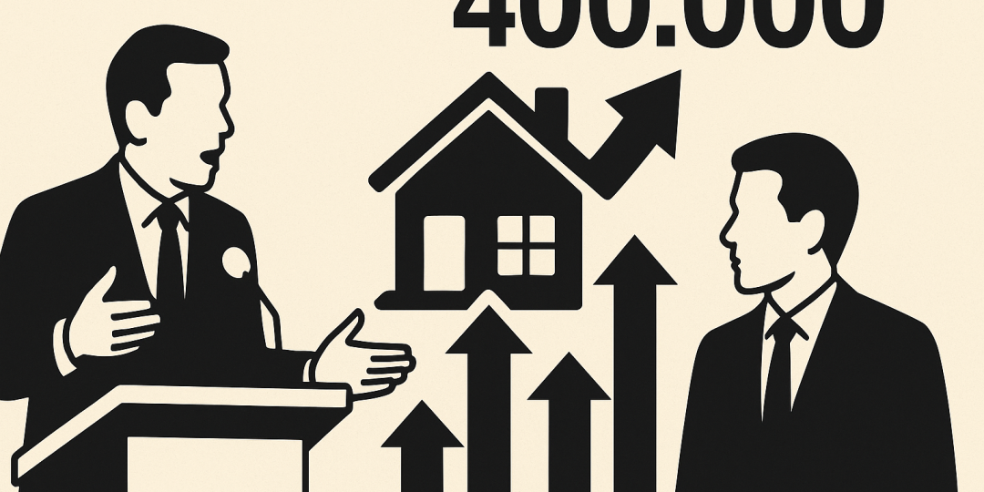 Portrait de Laurent Beaugiraud lors de la convention du Pôle Habitat FFB — symbole de la relance de la construction de maisons individuelles