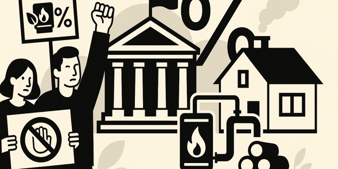 Manifestation de chaudiéristes biomasse à Paris contre la suppression des aides MaPrimeRénov'