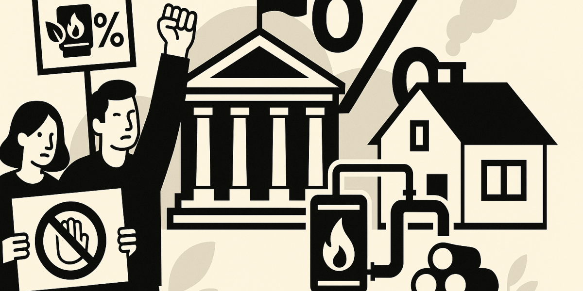 Manifestation de chaudiéristes biomasse à Paris contre la suppression des aides MaPrimeRénov'