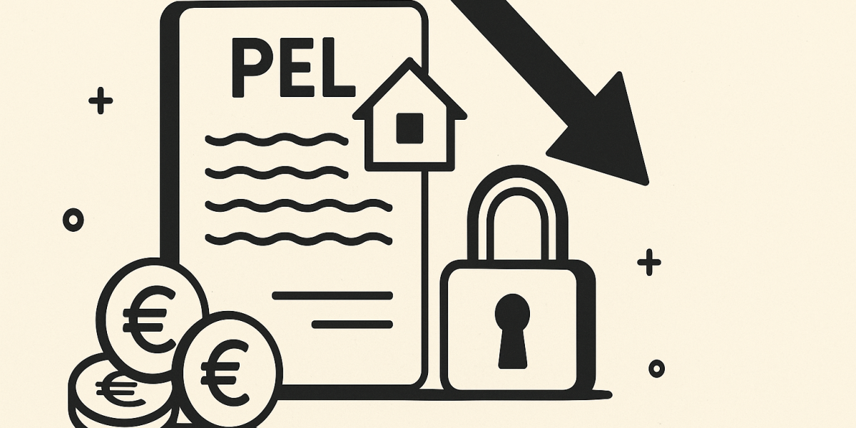 Illustration d’une personne consultant ses comptes en ligne sur une tablette, symbole du suivi d’un PEL