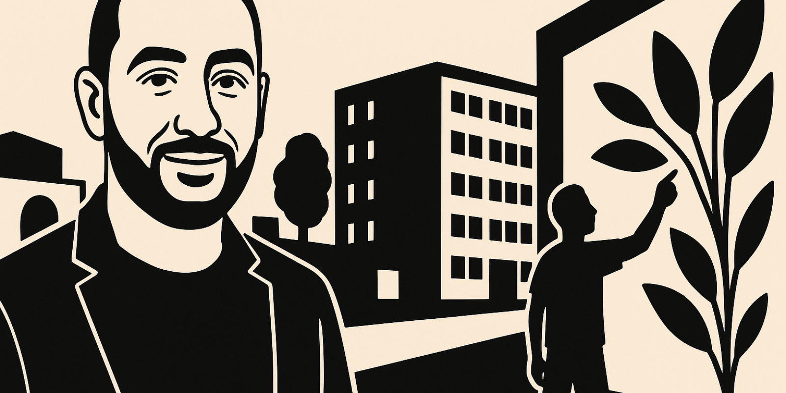 Portrait de Karim Hazza, agent immobilier et acteur associatif engagé à Pissevin, Nîmes Ouest