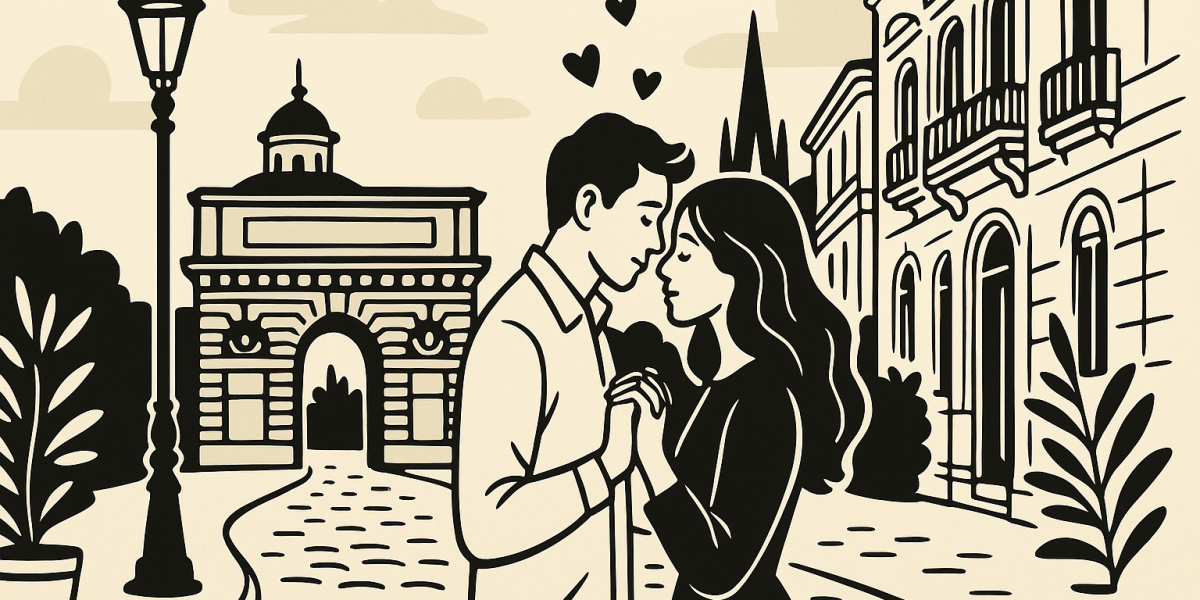 Vue romantique du centre historique de Montpellier avec ruelles et lumière méditerranéenne