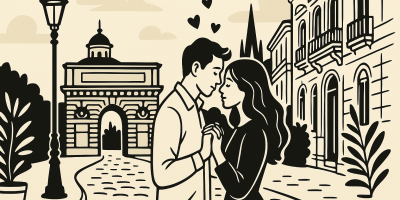 Vue romantique du centre historique de Montpellier avec ruelles et lumière méditerranéenne