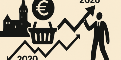 Vue urbaine de Pau avec immeubles, illustration de l'évolution des prix immobiliers et du pouvoir d'achat