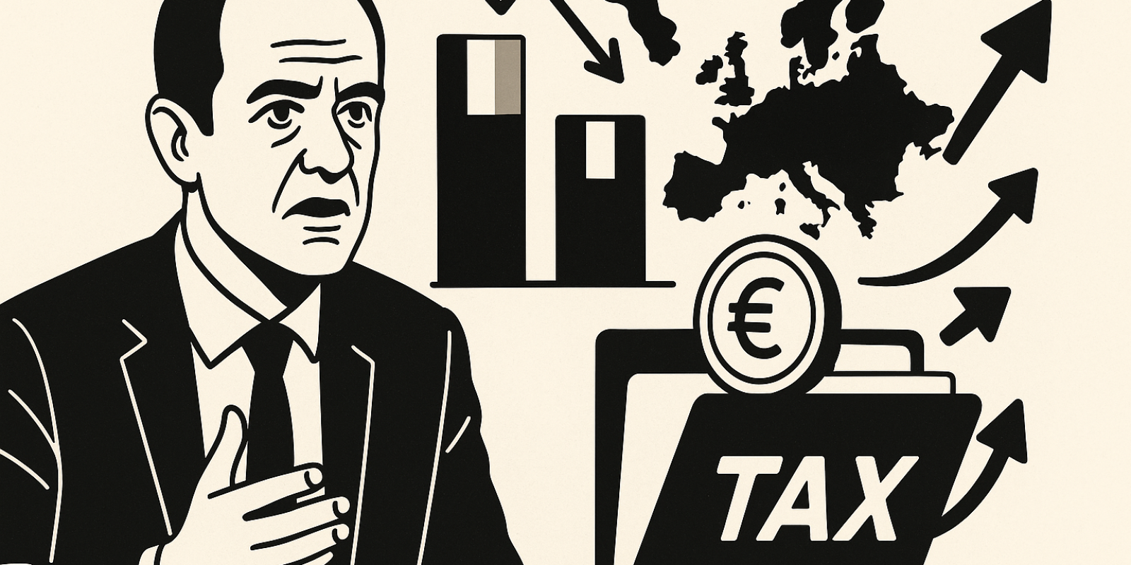 Illustration du débat sur la surtaxe des grandes entreprises pour contenir le déficit public