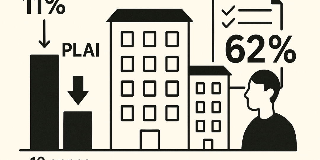Immeubles en construction illustrant la croissance et la transformation du parc social en France