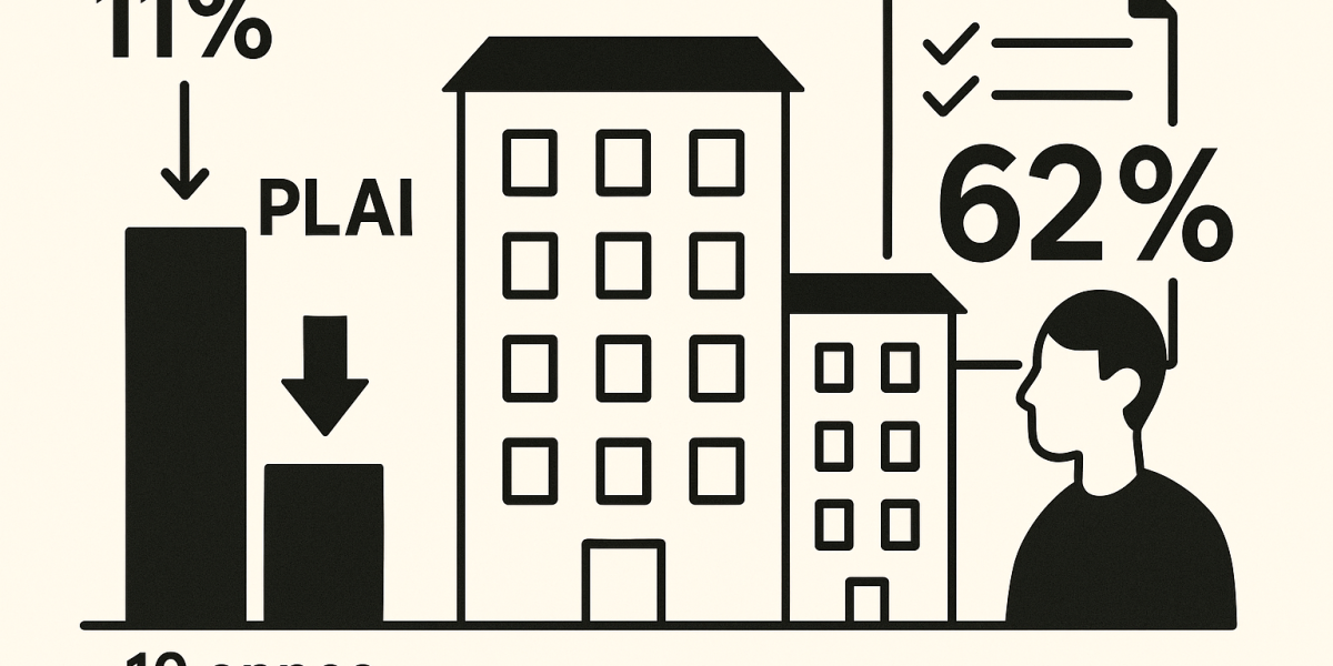 Immeubles en construction illustrant la croissance et la transformation du parc social en France