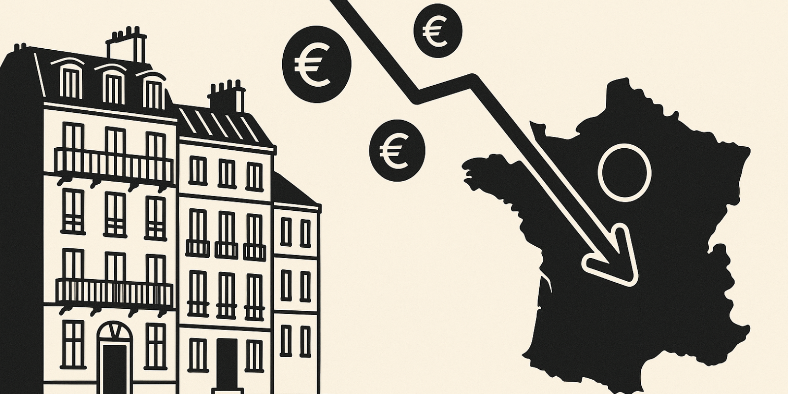 Vue d'un immeuble parisien symbolisant l'évolution des prix immobiliers en Île‑de‑France