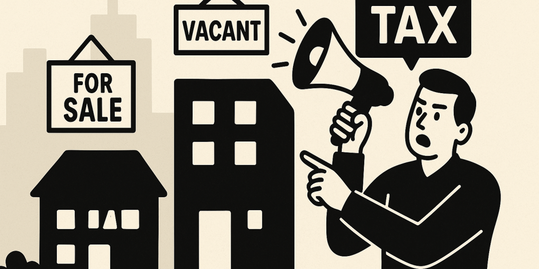 Façades d'immeubles parisiens symbolisant le débat sur les logements vacants et la fiscalité à Paris