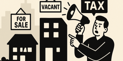 Façades d'immeubles parisiens symbolisant le débat sur les logements vacants et la fiscalité à Paris