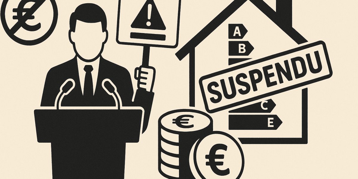 Illustration : guichet MaPrimeRénov' fermé en raison d'un manque de budget