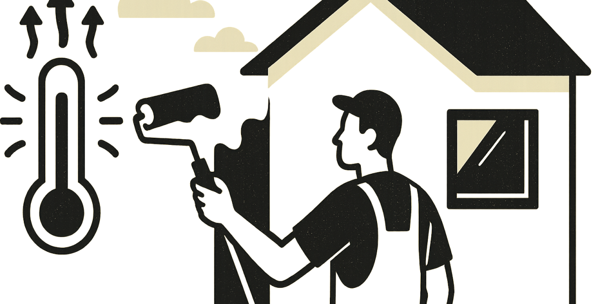 Application d'une peinture thermo-isolante sur un mur intérieur pour améliorer le confort thermique