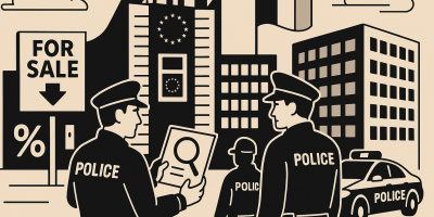 Façade des bâtiments de la Commission européenne à Bruxelles, symbolisant l’enquête sur la vente d’actifs immobiliers