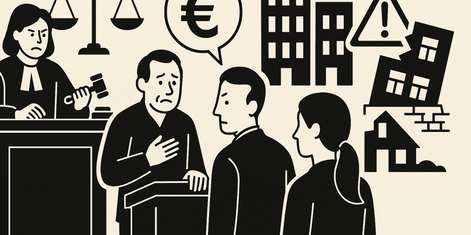 Salle d'audience et bâtiments marseillais : procès des meublés de tourisme