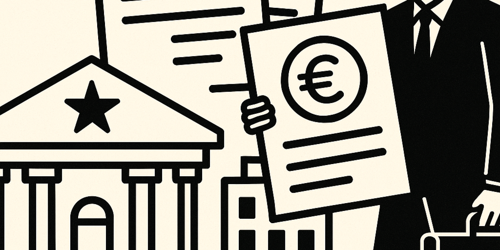 Façade d’un bâtiment public symbolisant le patrimoine immobilier de l’État